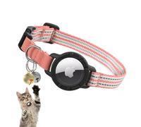 Airtag Cat Collar, Reflective Cat Collars with Apple Air Tag Holder, Lightweight Elastic Safety Cats, Cats GPS Tracker Collar for Girls, Boys, Cats