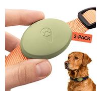AirTag Dog Collar Holder 2 Pack Waterproof Sturdy Alternative to AirTag Dog Collar, Fits All Width Collars