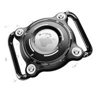 Airtag Dog Collar Holder | Air Tag Dog - Air Tag. Holder for Pet Collar Waterproof with Removable Loop, Durable, Lightweight, Compact Size for Width 3cm/ Thick 4.5mm (TPU Black, 1)