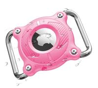 Airtag Dog Collar Holder | Air Tag Dog - Air Tag. Holder for Pet Collar Waterproof with Removable Loop, Durable, Lightweight, Compact Size for Width 3cm/ Thick 4.5mm (Pink, 1)