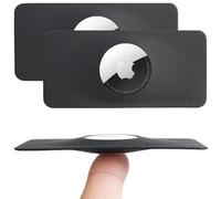 AirTag (Gen 1 & 2) Wallet Holder (2 Pack) - TagVault™ - The Best Way to Keep AirTag in Your Wallet | Ultra-Thin, Flexible, Stays Hidden, Patent Pending | Elevation Lab