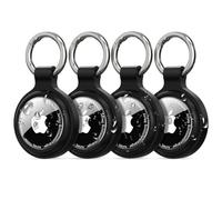 AirTag Holder Keyring, 4-Pack IP67 Waterproof Case for Apple AirTag 1 & 2