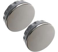 AirTag Magnetic Case (2 Pack) - TagVault - The Waterproof AirTag Magnet Holder | Ultra-Strong Oversized Neodymium Magnet, Discreet, Screw-On Design | Elevation Lab