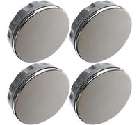 AirTag Magnetic Case (4 Pack) - TagVault™ - The Waterproof AirTag Magnet Holder | Ultra-Strong Oversized Neodymium Magnet, Discreet, Screw-On Design | Elevation Lab