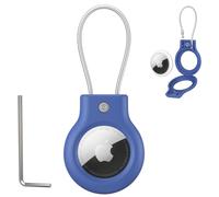 Airtag Protective Case with Wire Cable for Car Krying, Suitcase, Laptop Bag, Air Tags Holder Safety Lock with Alan Key Wrench, Anti-Lost Design