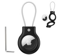 Airtag Protective Case with Wire Cable for Car Krying, Suitcase, Laptop Bag, Air Tags Holder Safety Lock with Alan Key Wrench, Anti-Lost Design