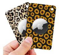 Airtag Wallet Holder, 2 Pack Ultra Thin Airtag Card Case for Apple AirTag, Lightweight Air tag Holder for Wallet, Purse, Handbag, Keys, Clutch Bag