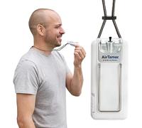 AirTamer A302 | Small Personal and Portable Air Purifier | Lithium Battery Operated | New Electrostatic Purification Technology, Proven Performance, Metal Travel Case
