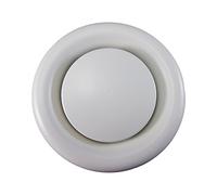 Airtech Round Metal disc Air Vent ceiling Diffuser adjustable Valve duct size 125mm 5"