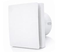 Airtech-Uk 100mm Bathroom Extractor Fan With Back Draught And Timer Quiet Wall & Ceiling Ventilation Fan