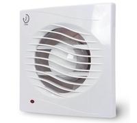 Airtech-Uk 100mm Bathroom With Timer Extractor Fan 4 Inch, 100 Cubic Meter Per Hour 40Db With Back Draught Shutter Ww100L