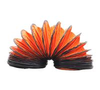 AirTech-UK 20 inch PVC Ducting Flexible for Portable Fan Air Transfer Heavy Duty, Fire Retardant, Strong 5 Meters Long