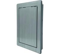 Airtech-Uk Access Panel 150 X 200mm (6" X 8") Plastic Inspection Door Durable Abs Construction Sateen Silver Color