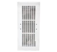 AirTech-UK Adjustable Vent Grille, Wall Floor Register 90X250mm Opening with Insect Net, T21A