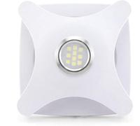 AirTech-UK Airtech 4" 100mm Extractor Fan With Led Light Bulb Lamp, Wall Exhaust For Bathroom Bedroom