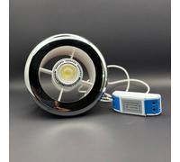 AirTech-UK Airtech Led 3W Light With 4" Chrome White Grille And Transformer (3W)