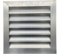 Airtech-Uk Aluminum Louvre Grille 300 X 300 mm: Premium Weatherproof And Pest-Proof Protection For Your Home
