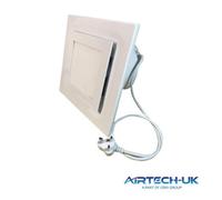 Airtech-Uk Bathroom Ceiling Extractor Fan 100mm/ 4" With Square 12 W Led Light