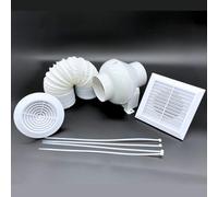 Airtech-Uk Bathroom Centrifugal Fan Kit - Loft Ceiling Mount Extractor Duct Vent With Timer 4" (100mm)