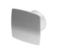 AirTech-UK Bathroom Extractor Fan 100 mm / 4" Silver Neo Front Panel with Pull Cord