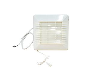 AirTech-UK Bathroom Extractor Fan Kitchen Exhaust Fan with Pull Cord 100mm/4 inches and 120m3/hr Modern Design Square Faced