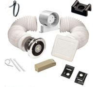 Airtech-Uk Bathroom Fan Timer Model Shower Light Kit 100mm 4" With Transformer