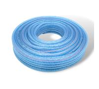 AirTech-UK Clear Braided 1/4" PVC Flexible Tubing Pipe Reinforced Vinyl Water Hose Tube 5,10,20,30 Meter (30 Meter)