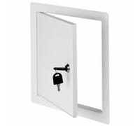 AirTech-UK Metal Access Door Panel with Key Lock 300x300mm (12x12inch) Access Inspection Hatch
