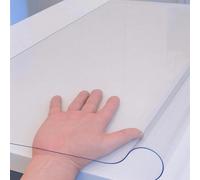 Airtech-Uk Pvc Table Protector Table Cover/protector Transparent 2mm Strong Clear Plastic Wipeable Pvc Waterproof (60 X 90Cm)