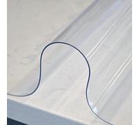 Airtech-Uk Pvc Table Protector Table Cover/protector Transparent 2mm Strong Clear Plastic Wipeable Pvc Waterproof (120 X 80Cm)