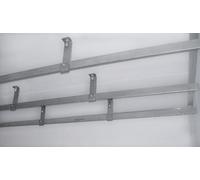 Airtech-UK Static Meat Rail Systems/Kits- 2.5M Meat Rail + 4 Hooks