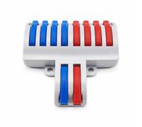 Airtech-Uk Way 2 To 8 Lever Wire Connector Distribution Terminal Block Push Wire Connector Wago-Style