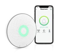 Airthings Wave Radon - Smart Radon Detector with Humidity and Temperature Monitor, Accurate and Easy to Use, Cable-Free - 2950