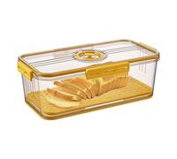Airtight Bread Bin, Loaf Storage Container Kit, Large Capacity Keeper with Fresh Seal System, Food Grade Breads Box, Compact Kitchen Counter Design, Homemade Bread Storage Use