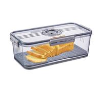 Airtight Bread Bins | Time Recording, Bread Storage Container | Bread Keeper Box With Air Valve, Bread Storage Container With Lid For Homemade Bread