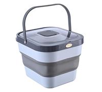 Airtight Cereal Storage Dispenser - Rice Container, Foldable Capacity Container with Measuring Cup Included | Cereal Flour Pasta Anim Feed Organizer