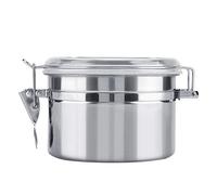 Airtight Coffee Canister, Stainless Steel Container Storage for the Kitchen Storage Tea Sugar Coffee Bean [800ml]