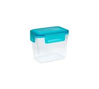 Airtight Food Storage Container Reusable Plastic Box 1000ml & 1600ml - Leak-Proof Stackable Food Organiser for Fridge Freezer Microwave Use - Ideal for Dry & Wet Food, Leftovers & Meal Prep (1600ml)