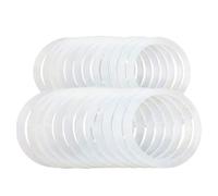 Airtight Jar Gasket Set: Silicone Rubber Sealing Rings, Food Safe
