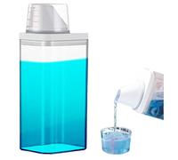 Airtight Laundry Pods Container, Detergent Dispenser, Wide Mouth Laundry Detergent Container with Measuring Cup, Reusable Empty Bottles for Laundry Room Organization and Storage (1500ML)
