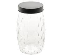 URBNLIVING Airtight Lid Teardrop Glass Storage Jars Food Containers Kitchen Home Preserving (2L)