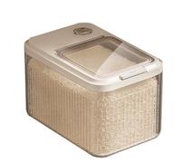 Airtight Pet Food Storage Box, Pets Food Organizer Bin, Multipurpose Dog Foods Dispenser for Treats Soybean Flour Rabbit Feed Cereal Barn Garage, 14.17x9.84x9.84 inches