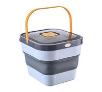 Airtight Pet Food Storage Container - Foldable Dog Cat Container Sealed Box | Large Capacity Food Barrel with Locking Lid A , Count