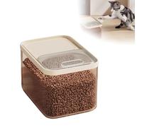 Airtight Pet Food Storage Container, Up To 30 Lbs, For Dog Cat And Other Pet Food Storage Bin With Measuring Cup, Storage Bucket (Clear, s)