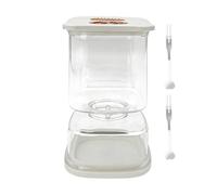 Airtight Pickle Jar, Food Fermentation Container with Strainer, Kitchen Storage Container, Flour Sugar Coffee Salad Candy Oats, Durable Glass Jar for Pickles, Sauerkraut, Pantry Organization