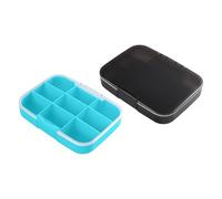 Airtight Pill Case 9 Compartments Moisture Proof Airtight
