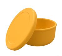 Airtight Silicone Snack Containers and Safe for All Your Food Storage Needs (yellow)