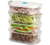 Airtight Spice Storage Container 15cm Flip-Top Lid(Four layer)