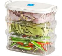 Airtight Spice Storage Container 15cm Flip-Top Lid(Three layer)