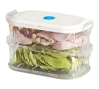 Airtight Spice Storage Container 15cm Flip-Top Lid(Two layer)